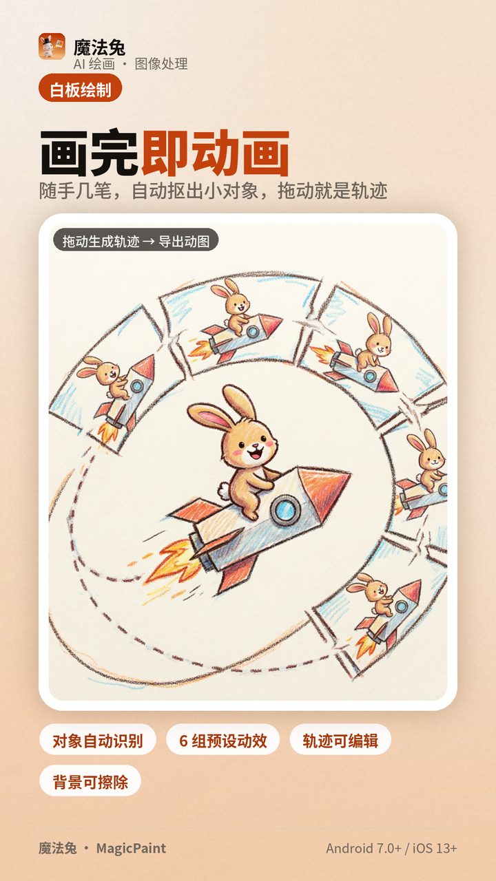 MagicPaint 截图2 · 画完即动画